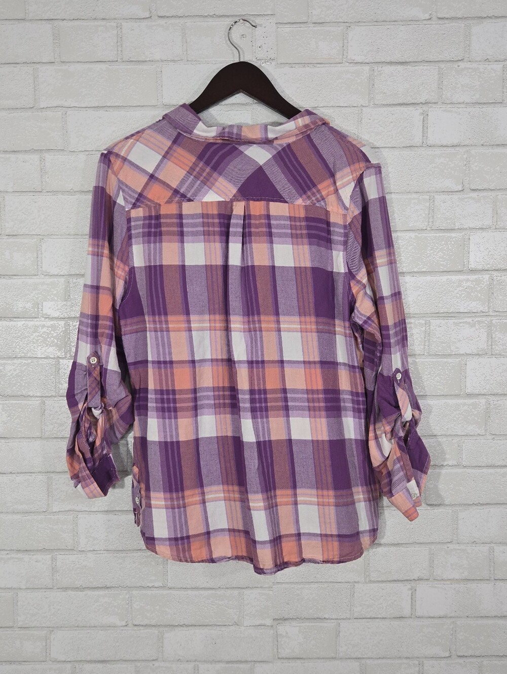 Relativity flannel print button down - Picture 10 of 13
